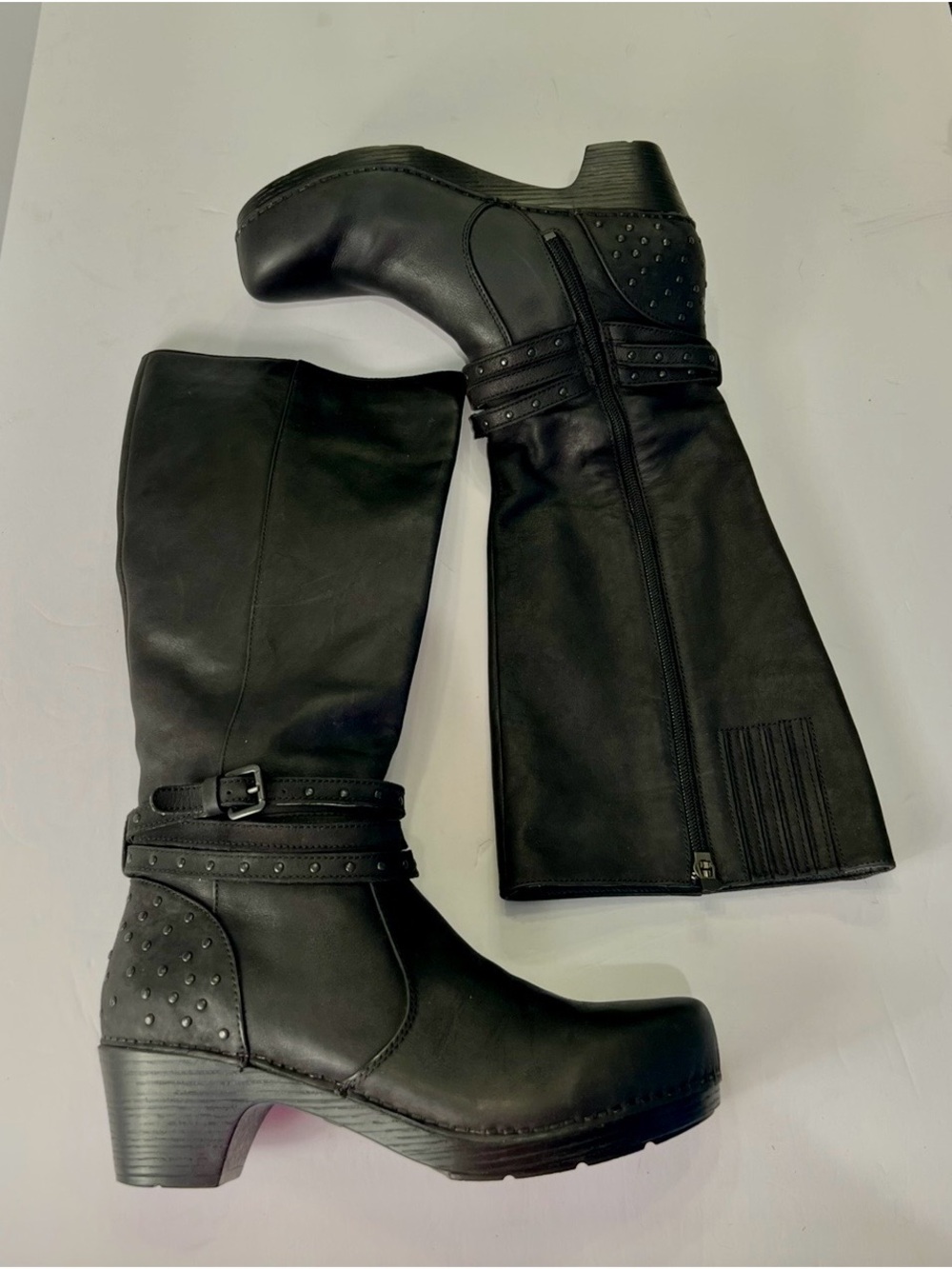 DANSKO Myra Black Studded Mid-Calf Women's Boot - Picture 9 of 16